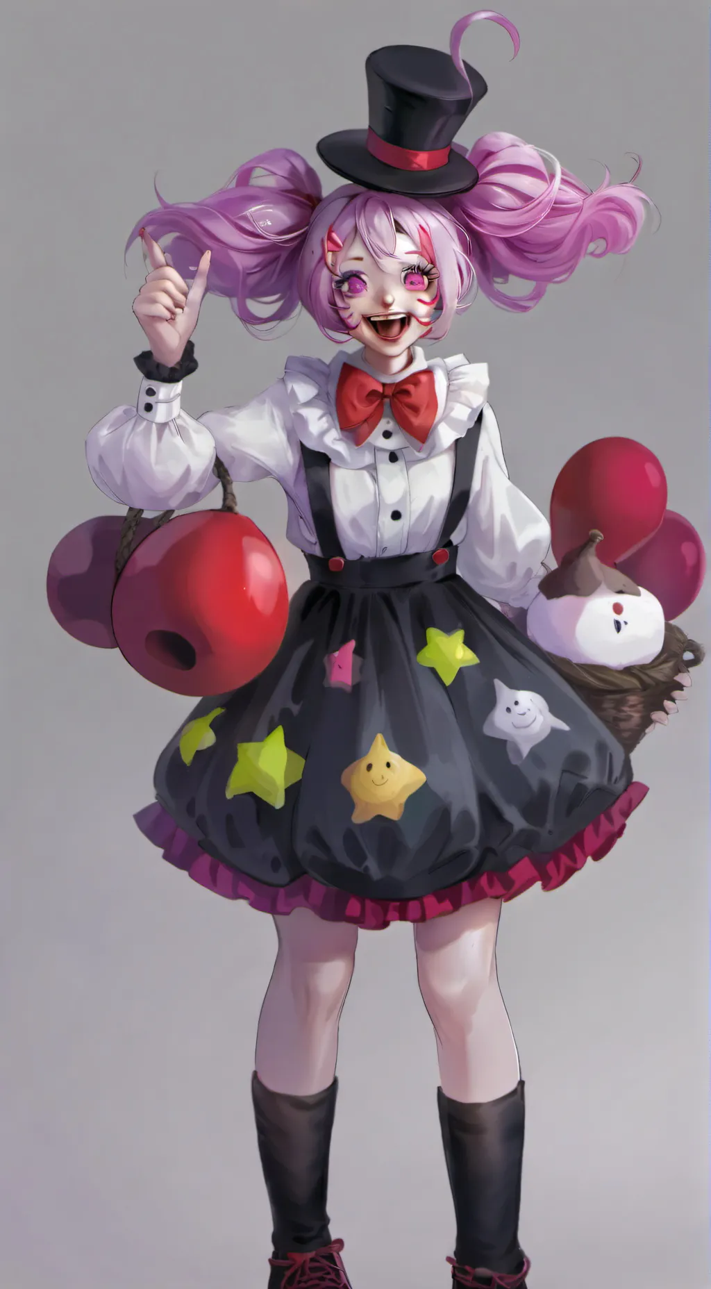 ai character: freak show background