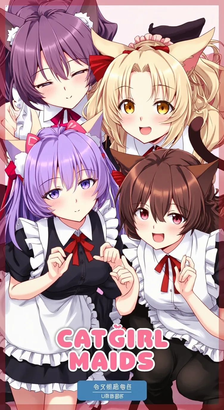 ai character: catgirls background