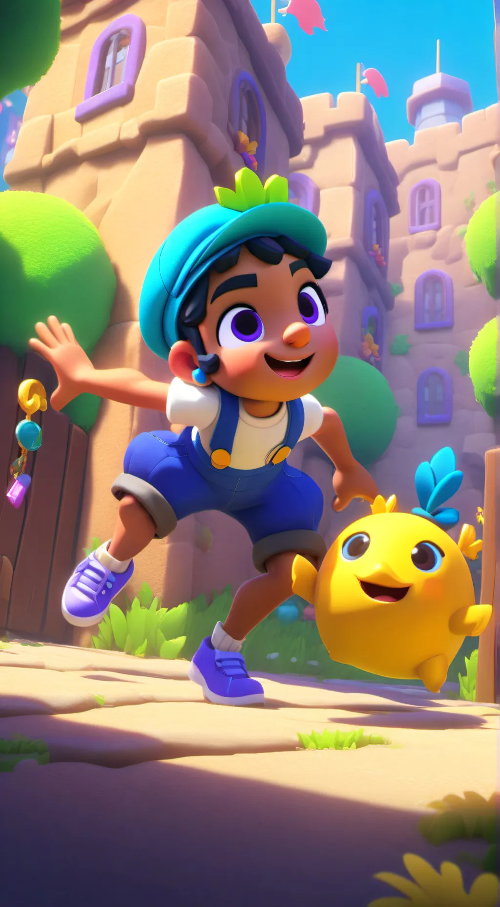 ai character: Vee x Shelly background