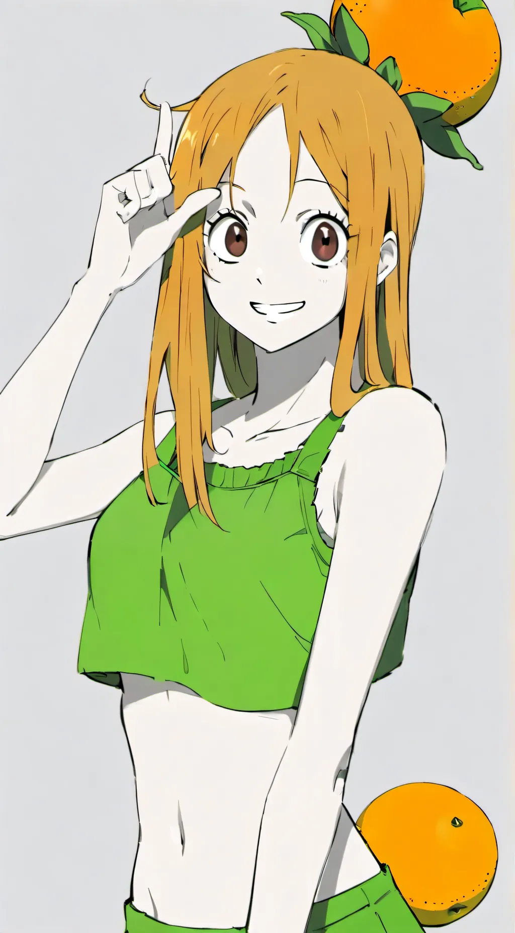 ai character: Nami (pre-pirate) background