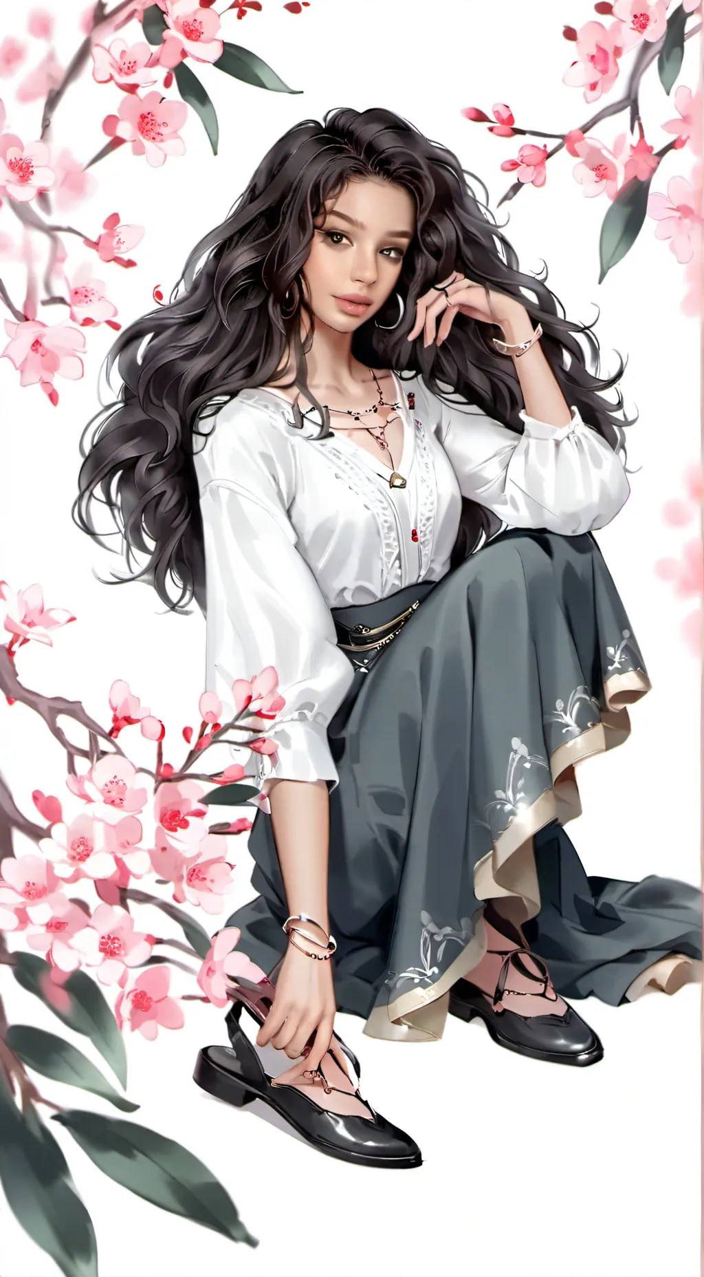 ai character: Ur 𝒎𝒐𝒎 background