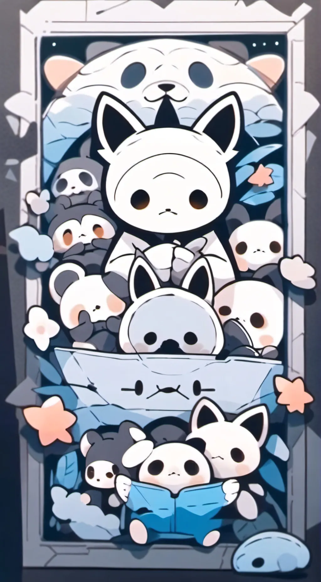 ai character: Emotion Critters background