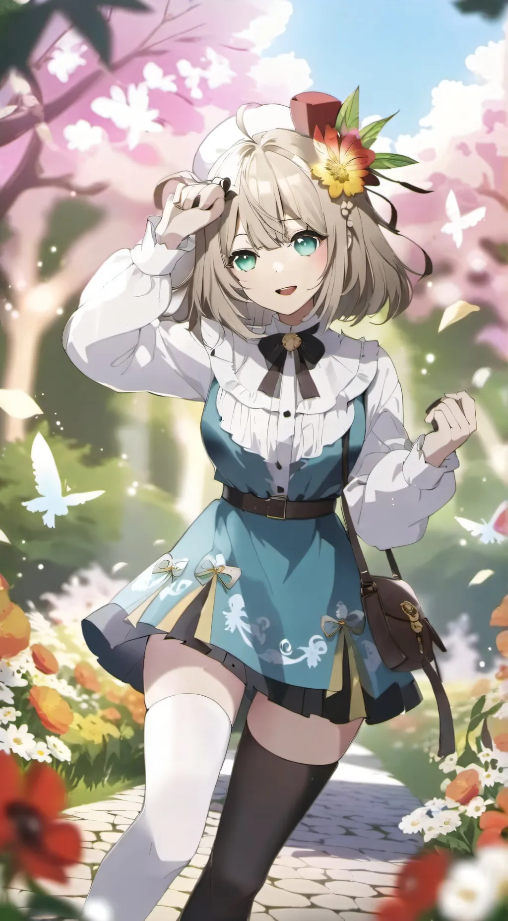 ai character: decea con cuidado  background