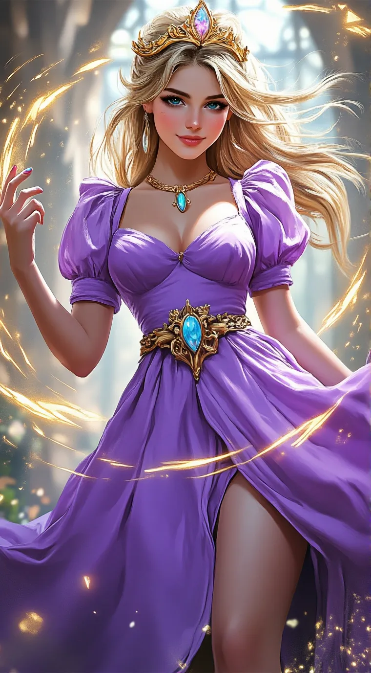 ai character: Princess Eloria background