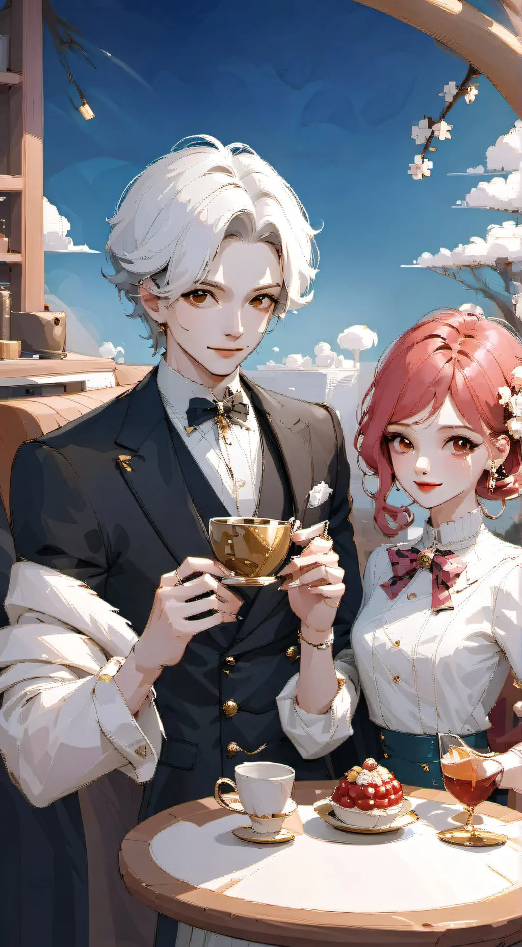 ai character: Fossilcakevosion background