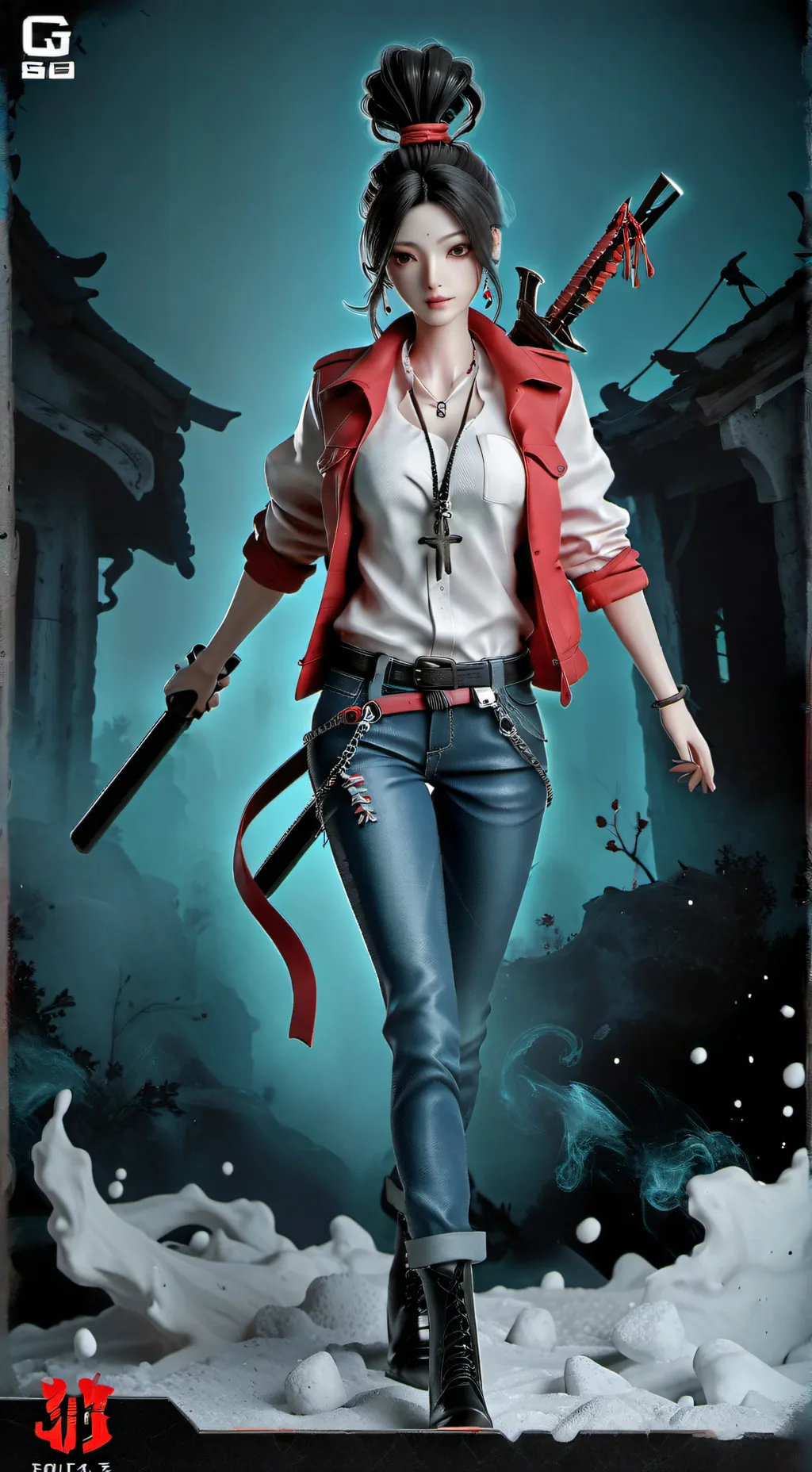 ai character: jazmin background