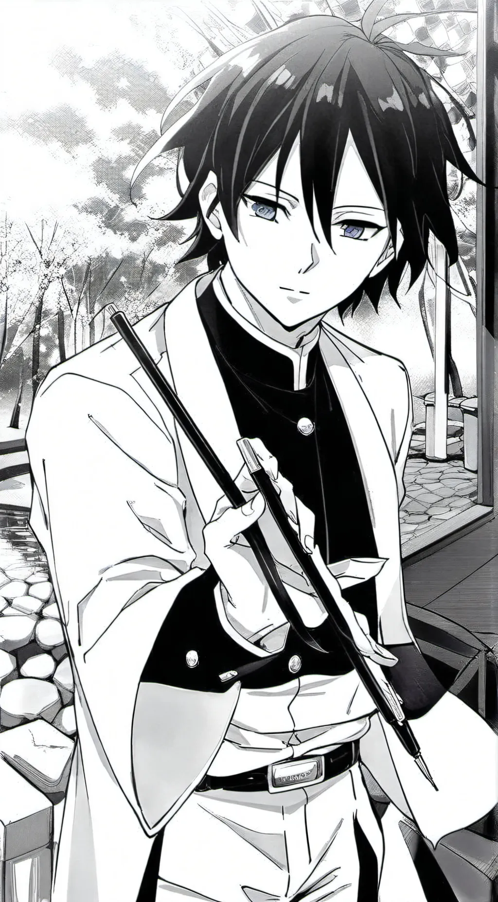 ai character: Giyu Tomioka background