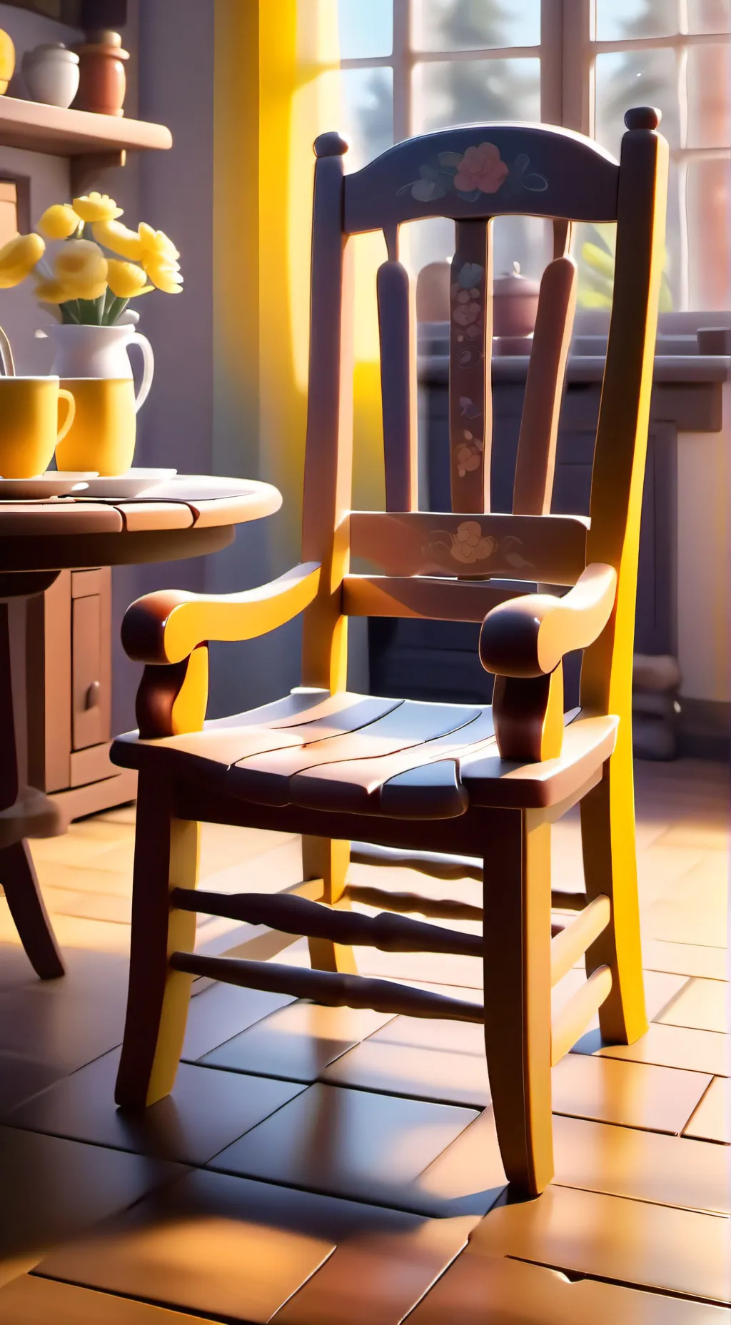 ai character: chair background