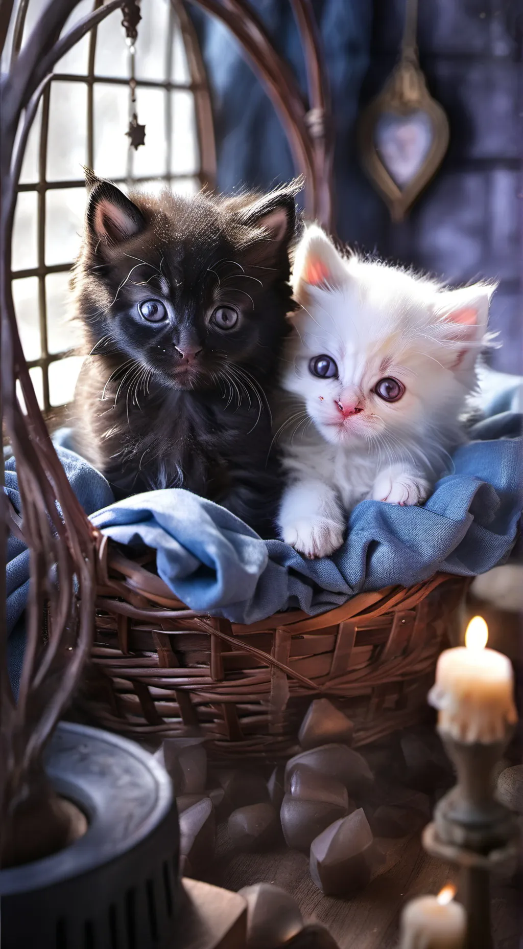 ai character: котята background