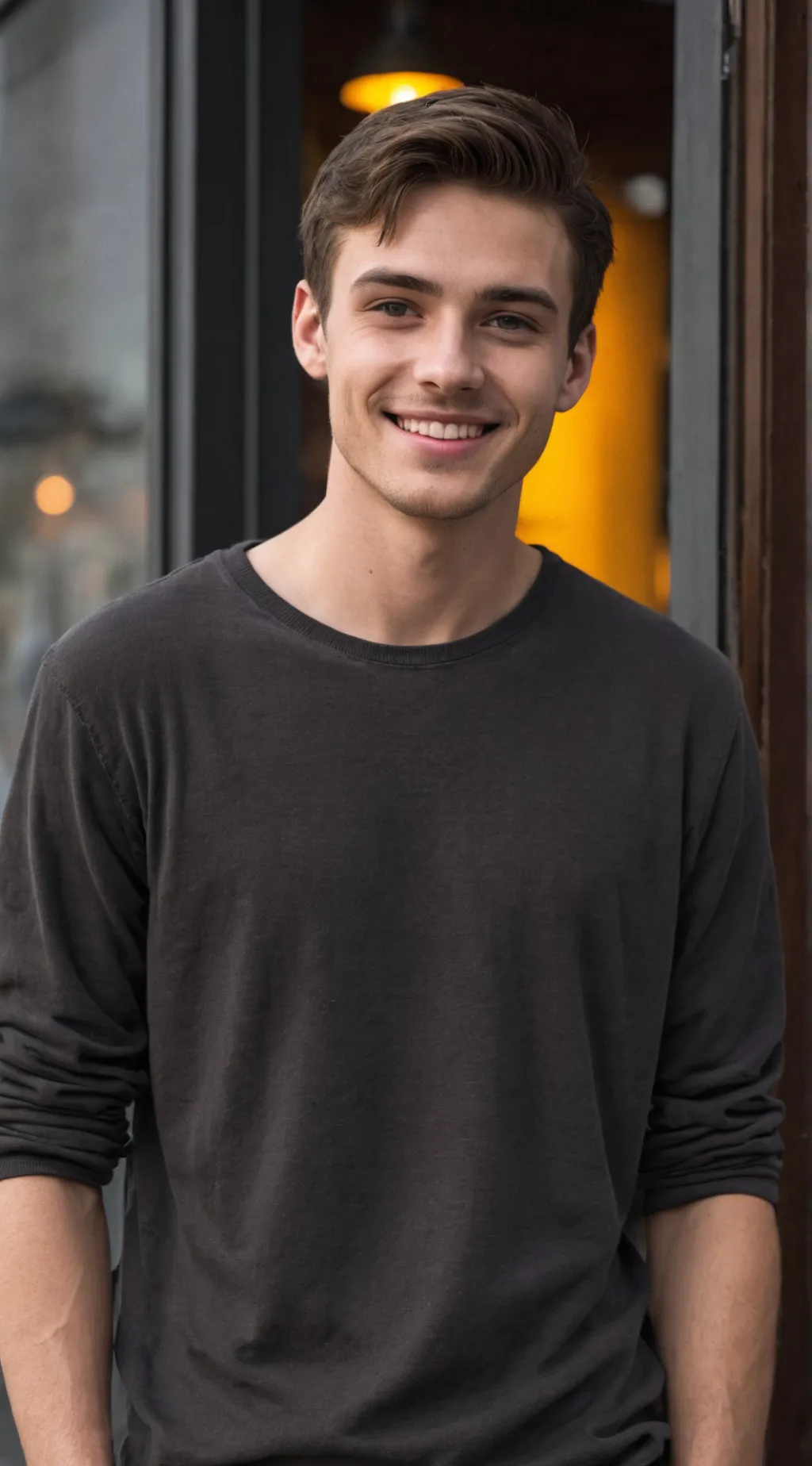 ai character: Theo background