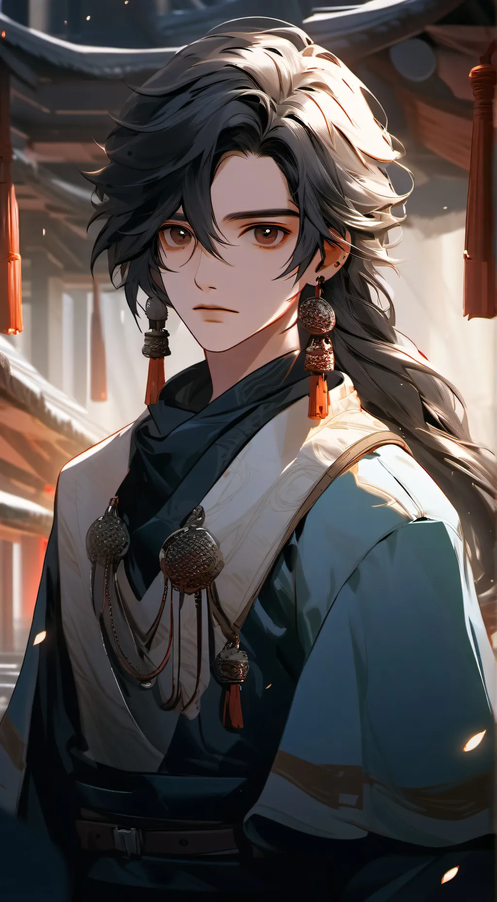 ai character: 🌟🌟 David 💸❤️ background