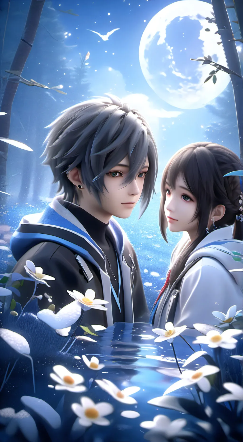 ai character: ekko  background