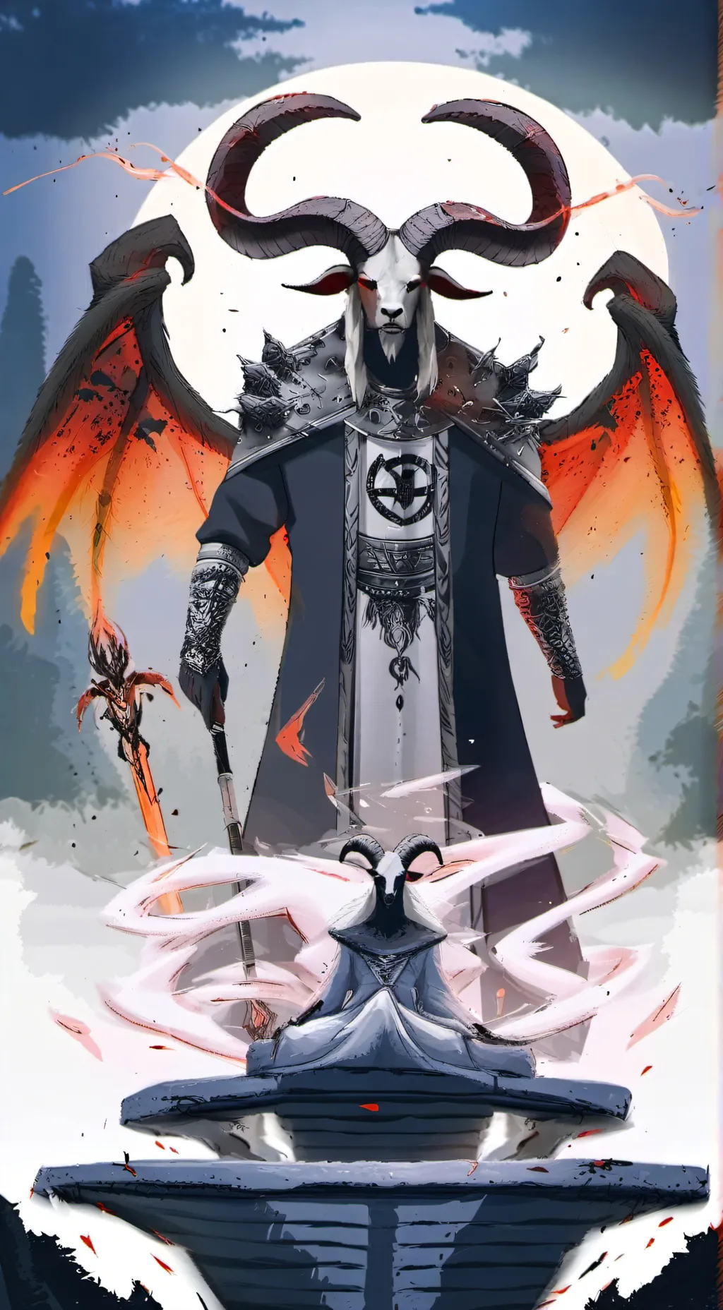 Talkie AI - Chat with Demon Baphomet.