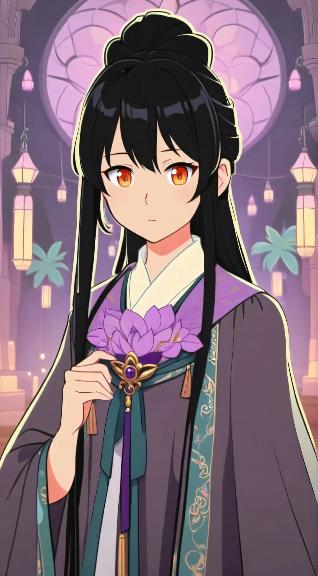 ai character: HIMIKA(my oc) background