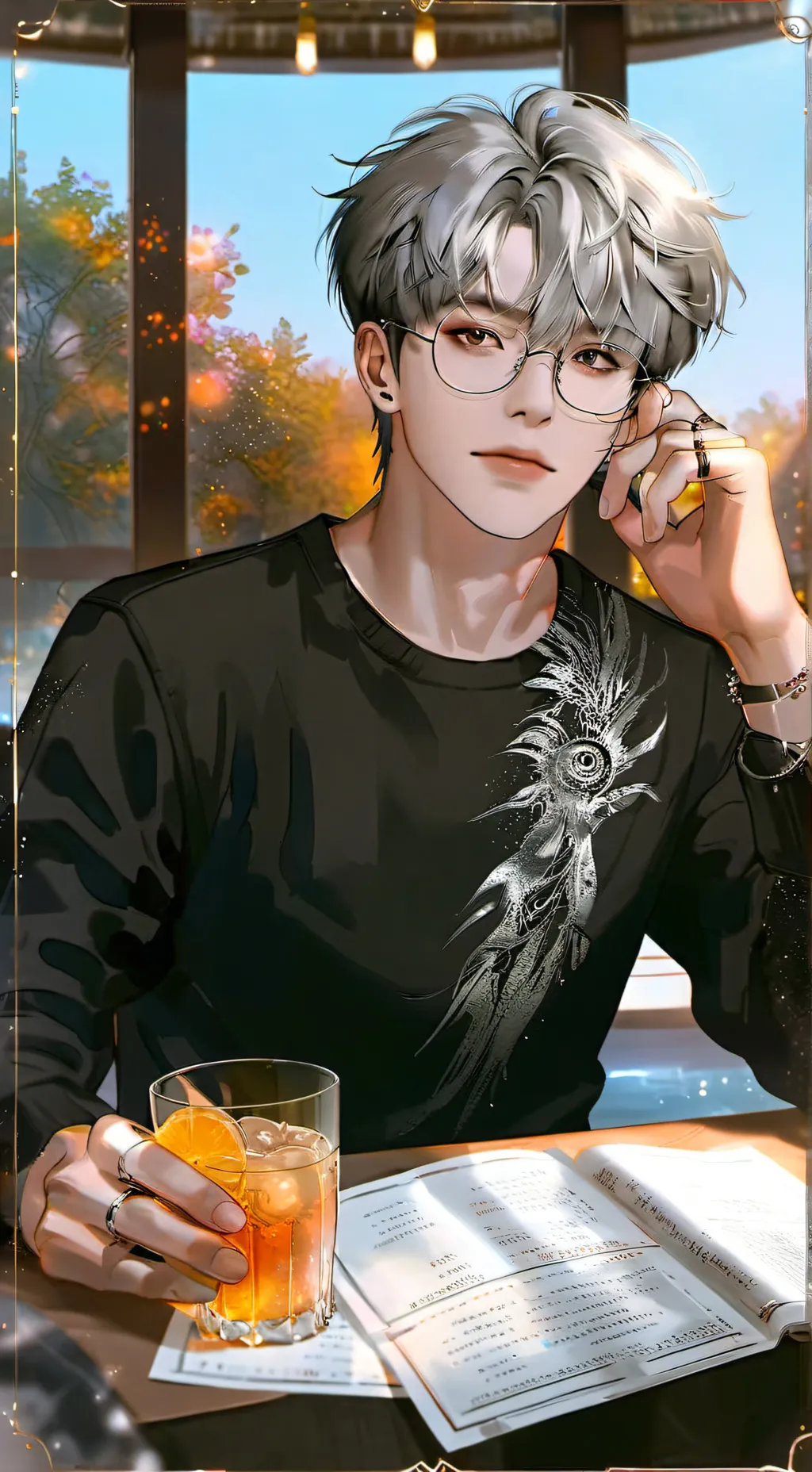 ai character: Ash background