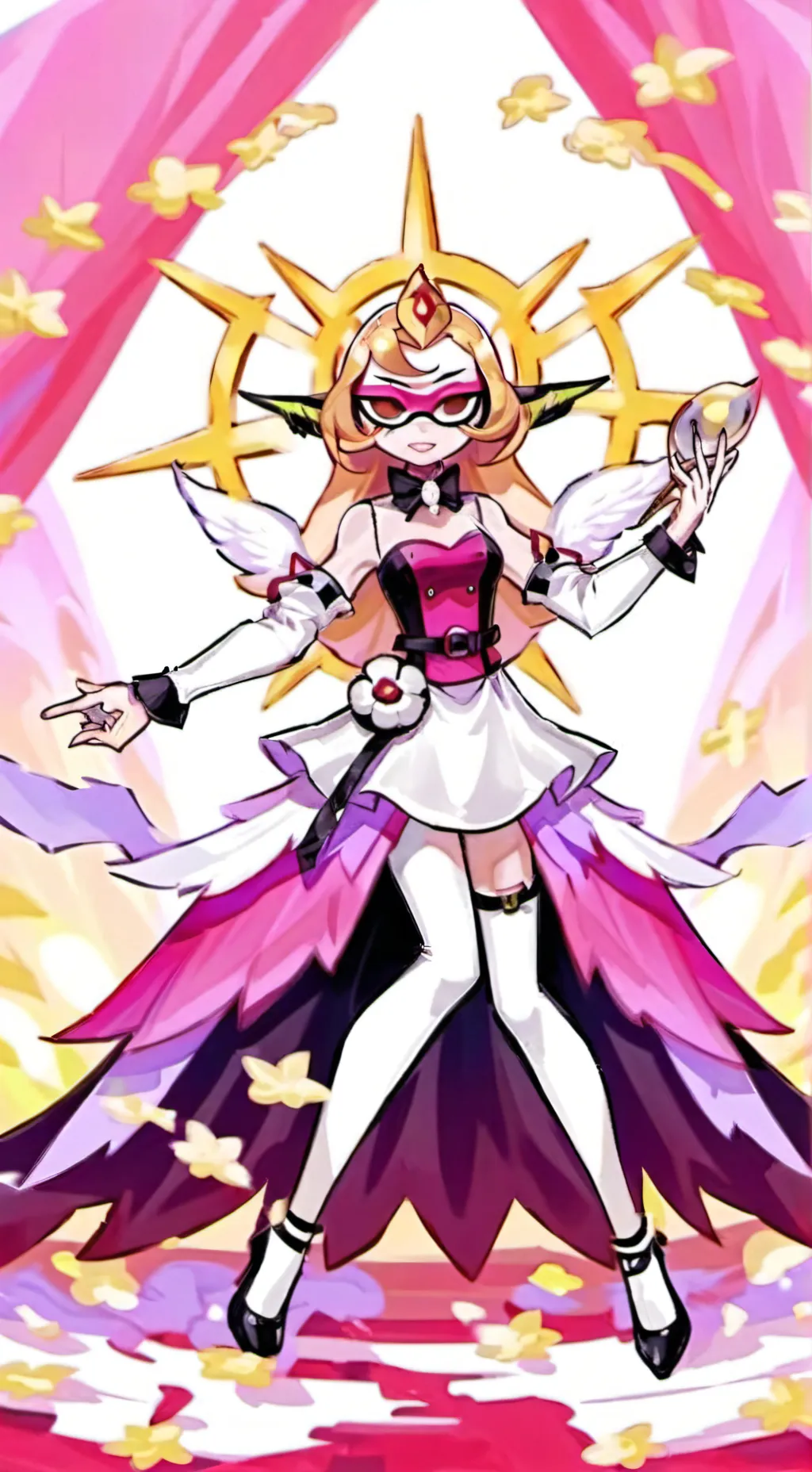 ai character: Glisten  background