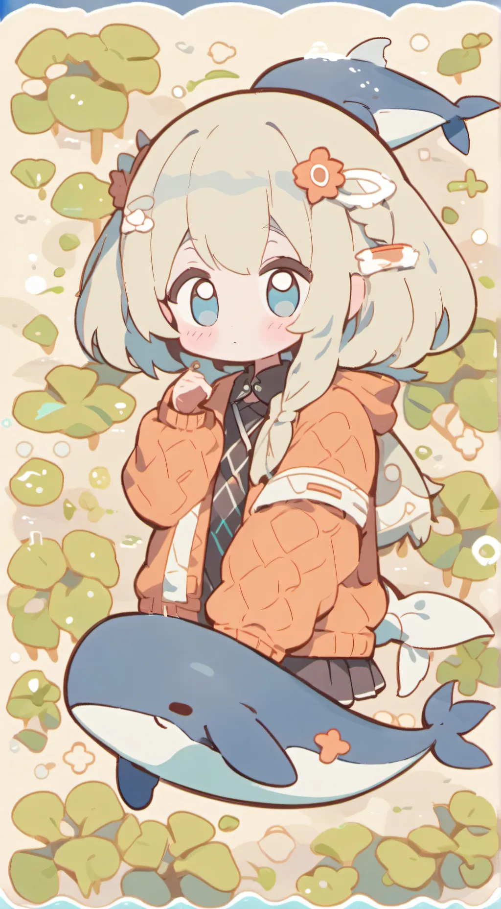 ai character: Eve the Whale Whisperer Spirit background