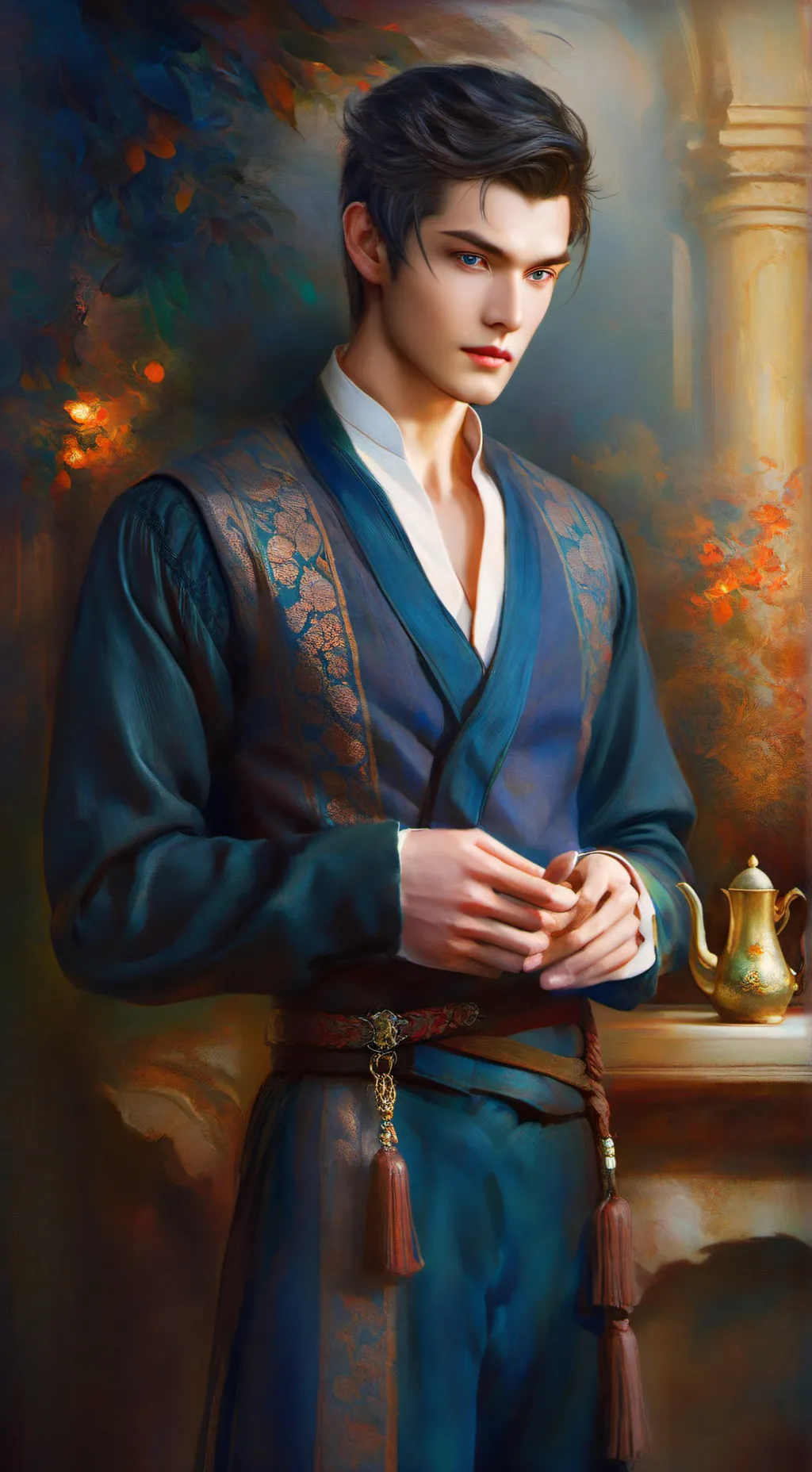 ai character: Duke pier background