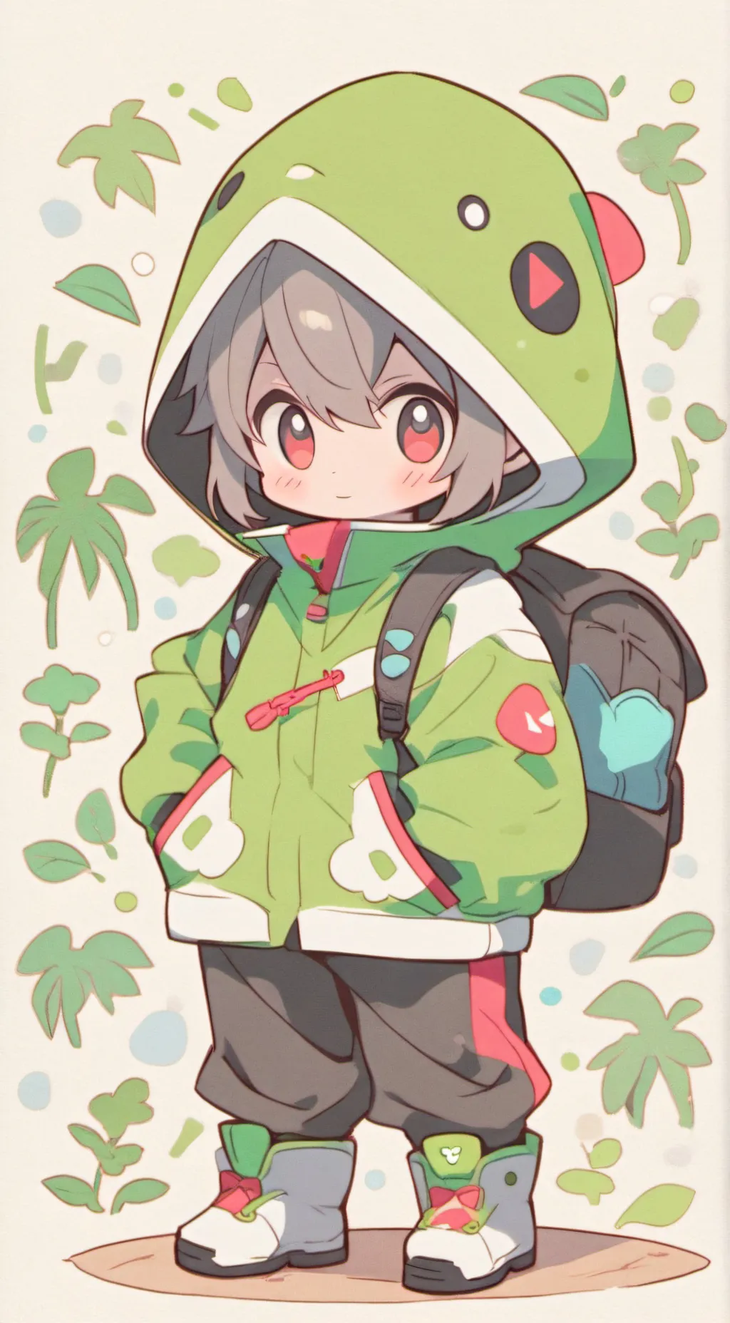 ai character: Bakugou background