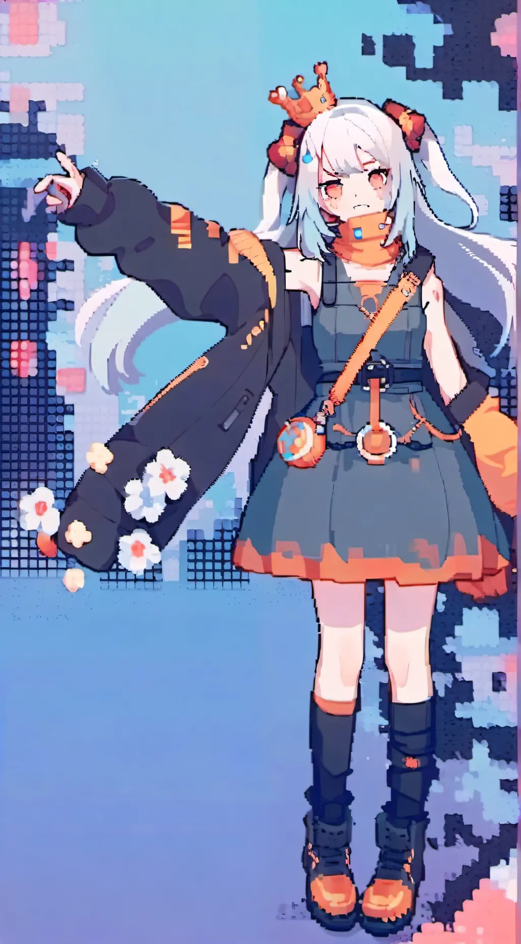 ai character: Sun background