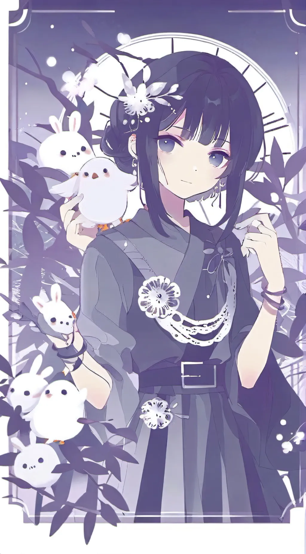 ai character: IGURO OBANAI 🐍🐍 background