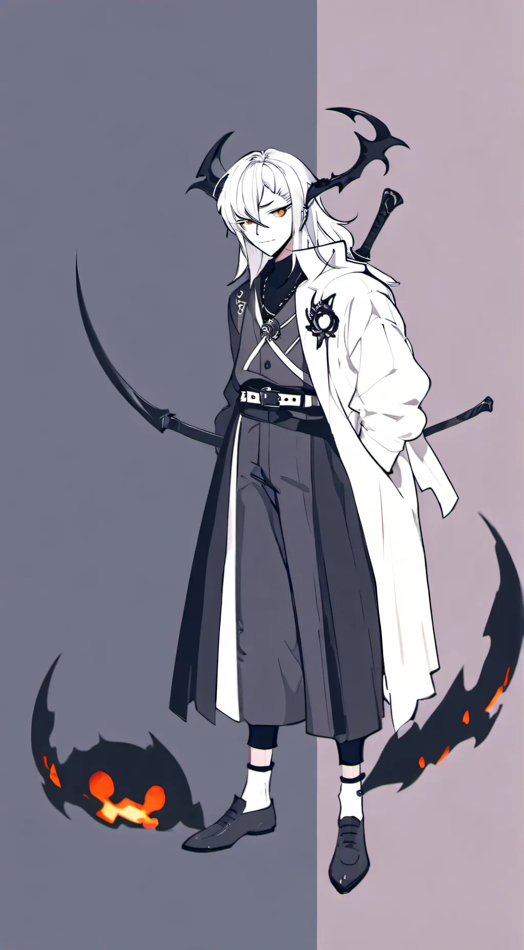 ai character: Shiromi x Akane ys background