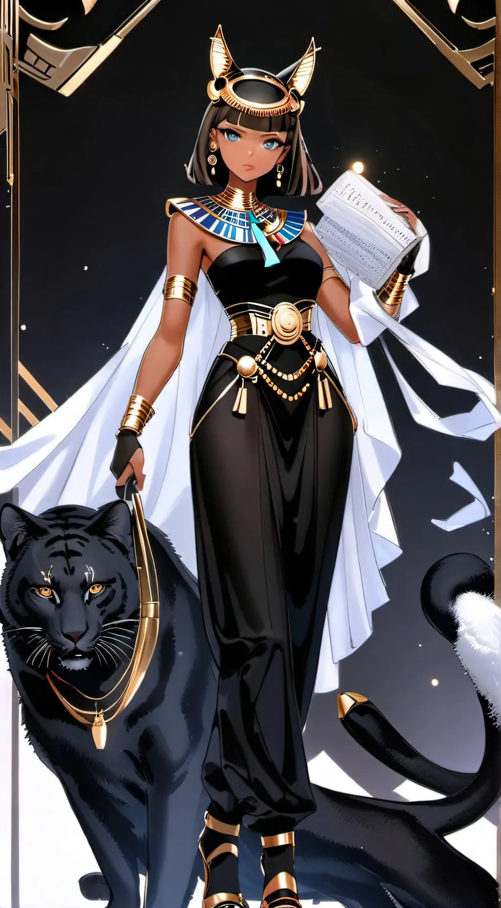 ai character: Luna  background