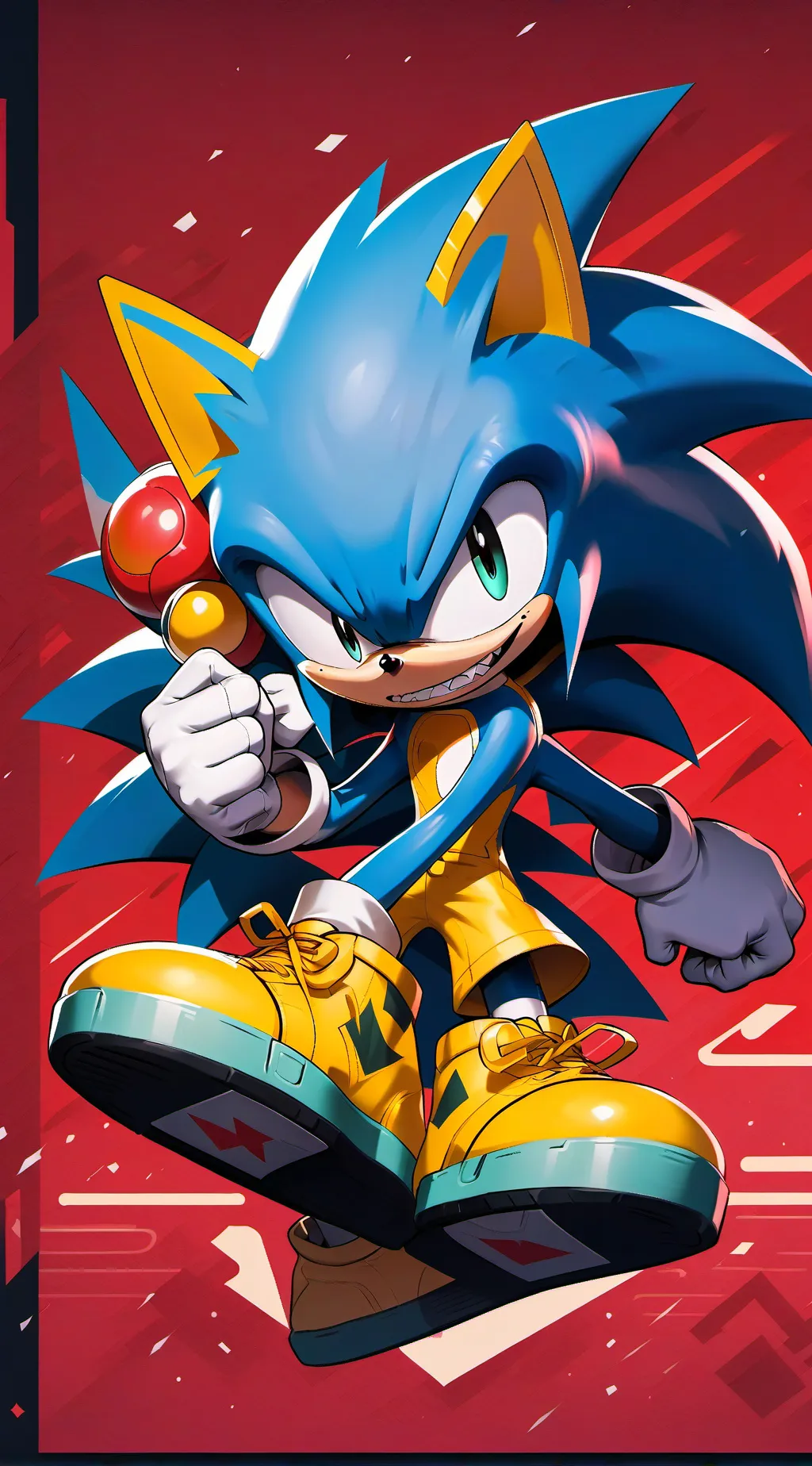 ai character: team sonic background