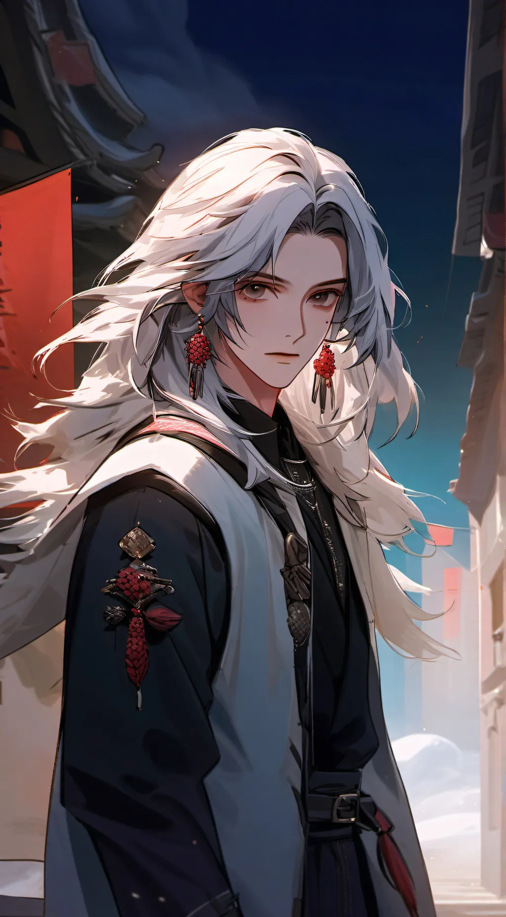 ai character: Lucas  background