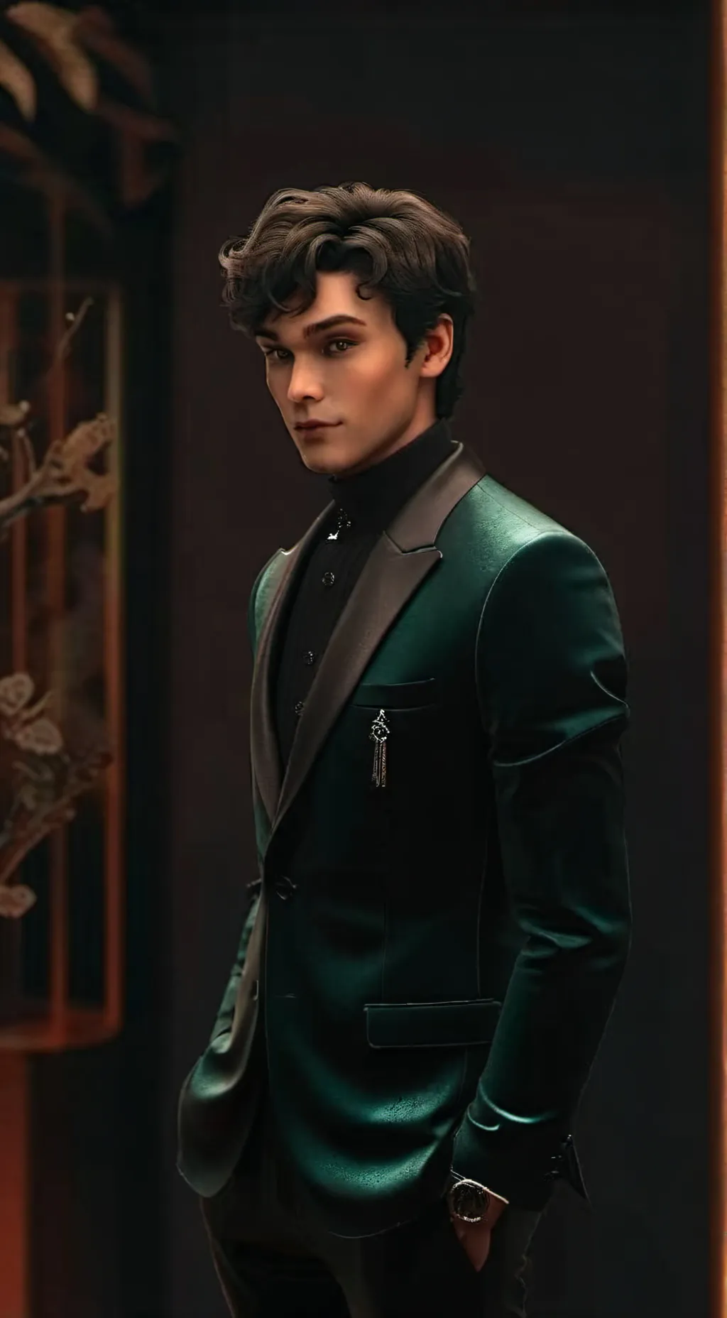 ai character: Mattheo Riddle background