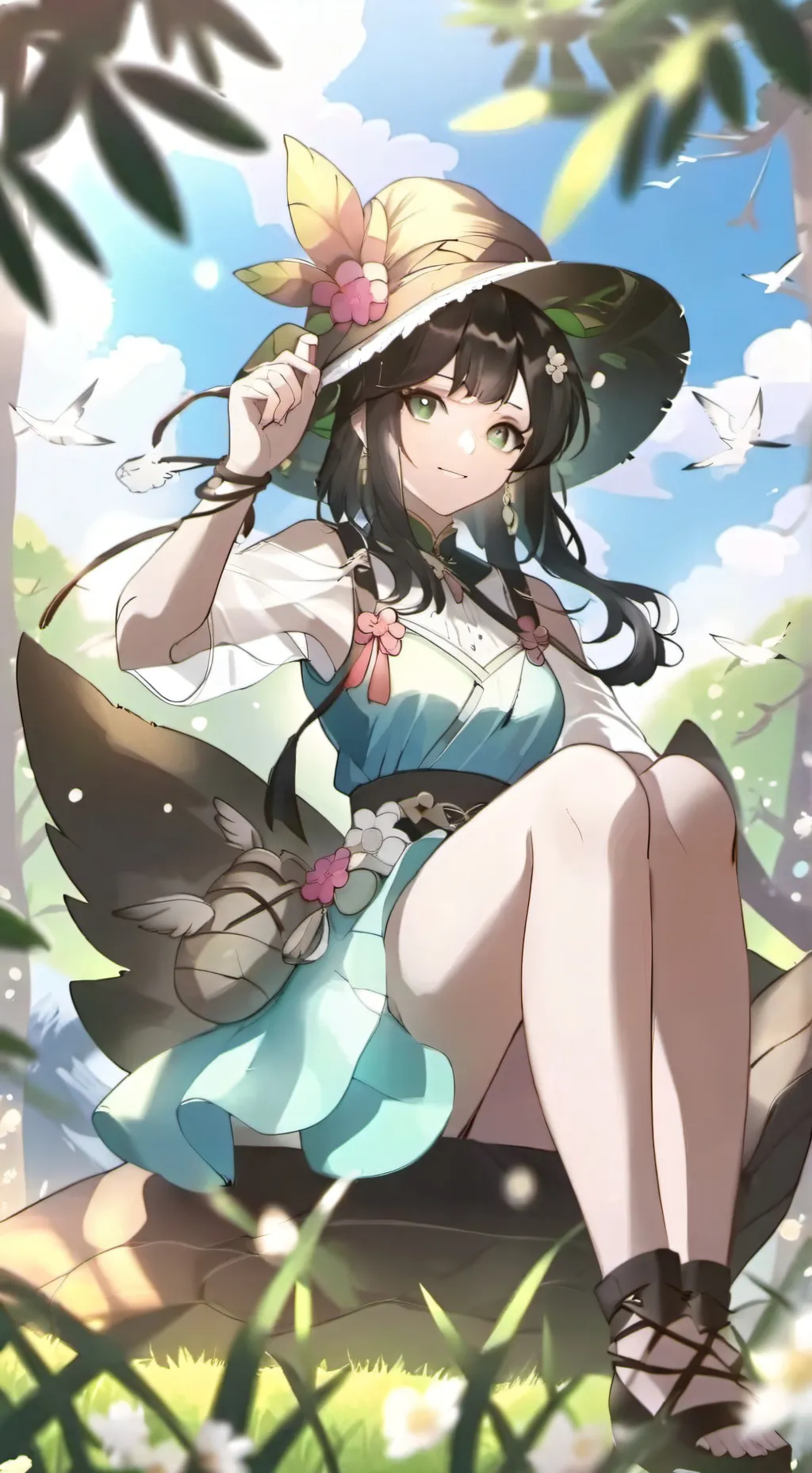 ai character: tu amiga  background