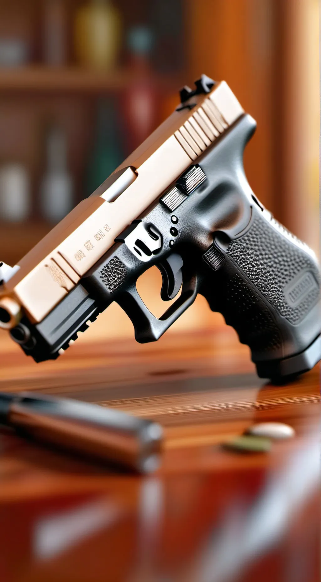 ai character: Glock 17  background