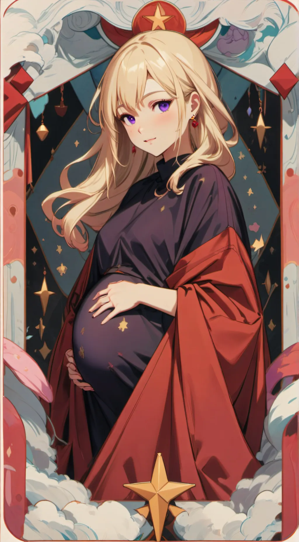 ai character: infinite pregnancy background