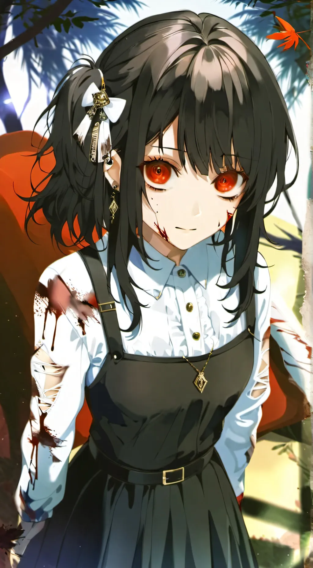 ai character: Zombie Girl/Luna background