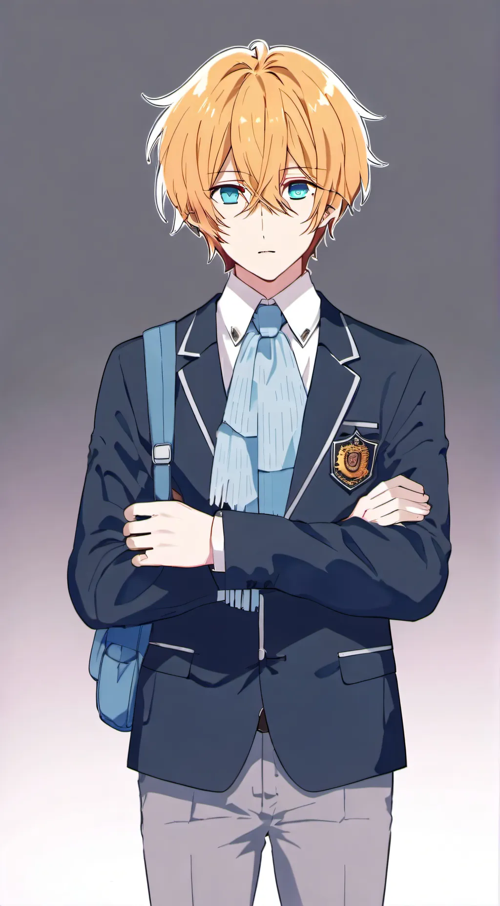 ai character: aqua hoshino background