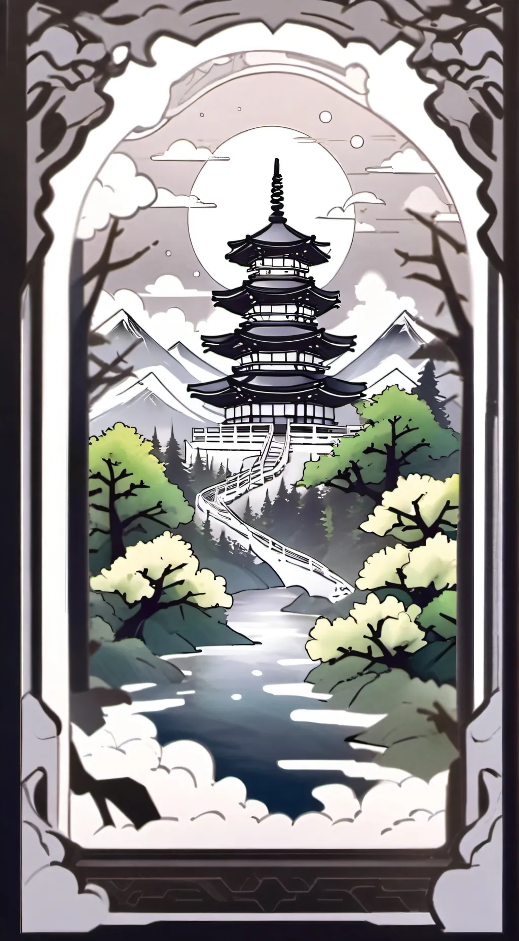 ai character: Kny muerte background