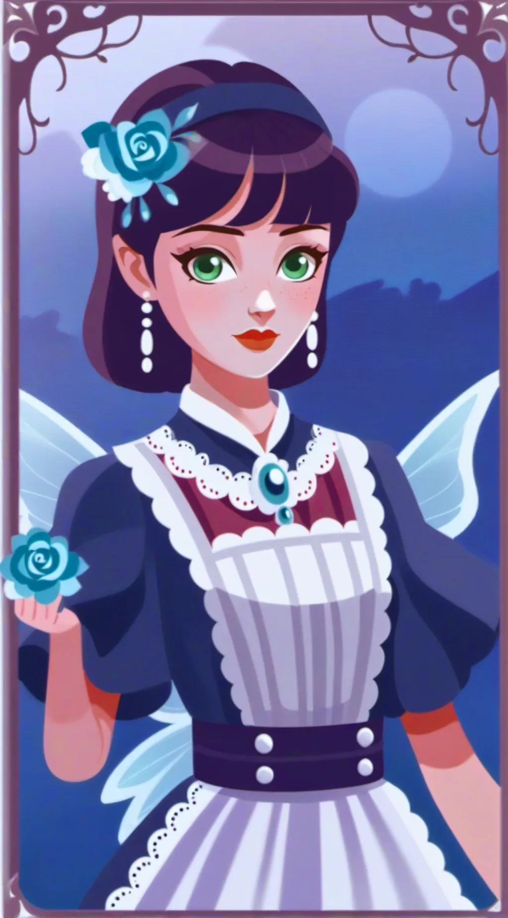 ai character: ДЭБИЛ background