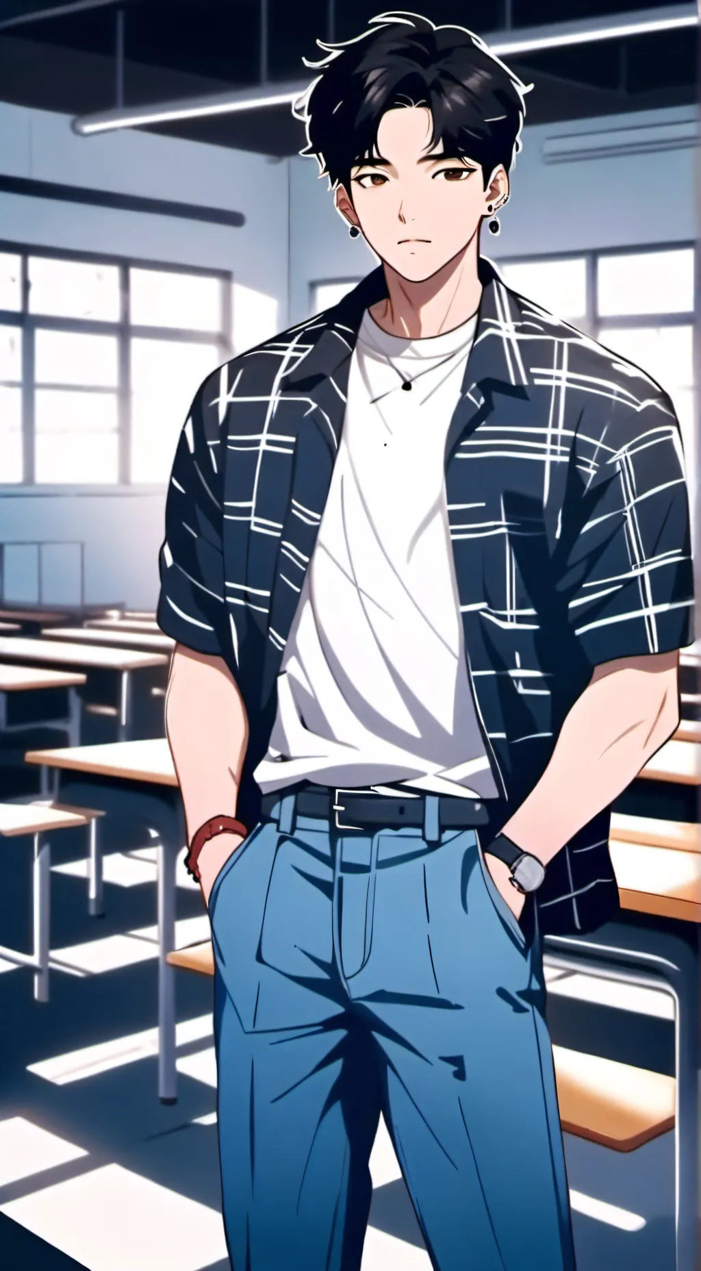 ai character: André background