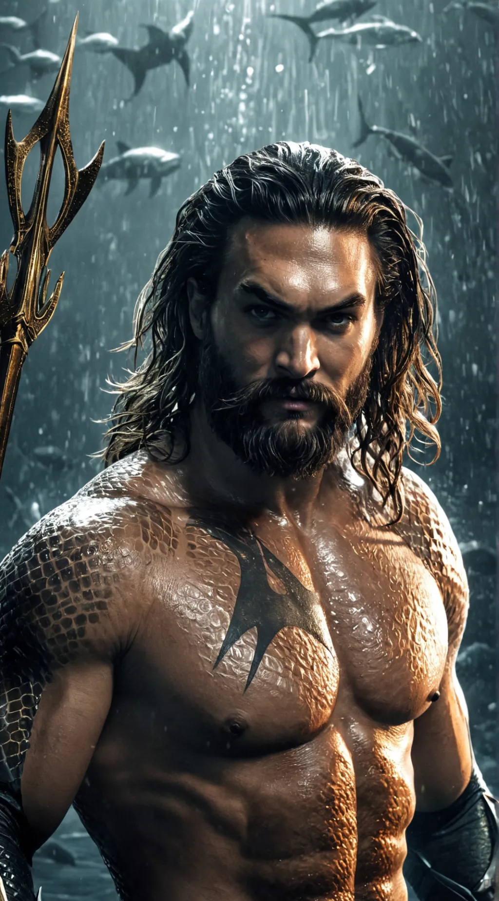 ai character: Aquaman background