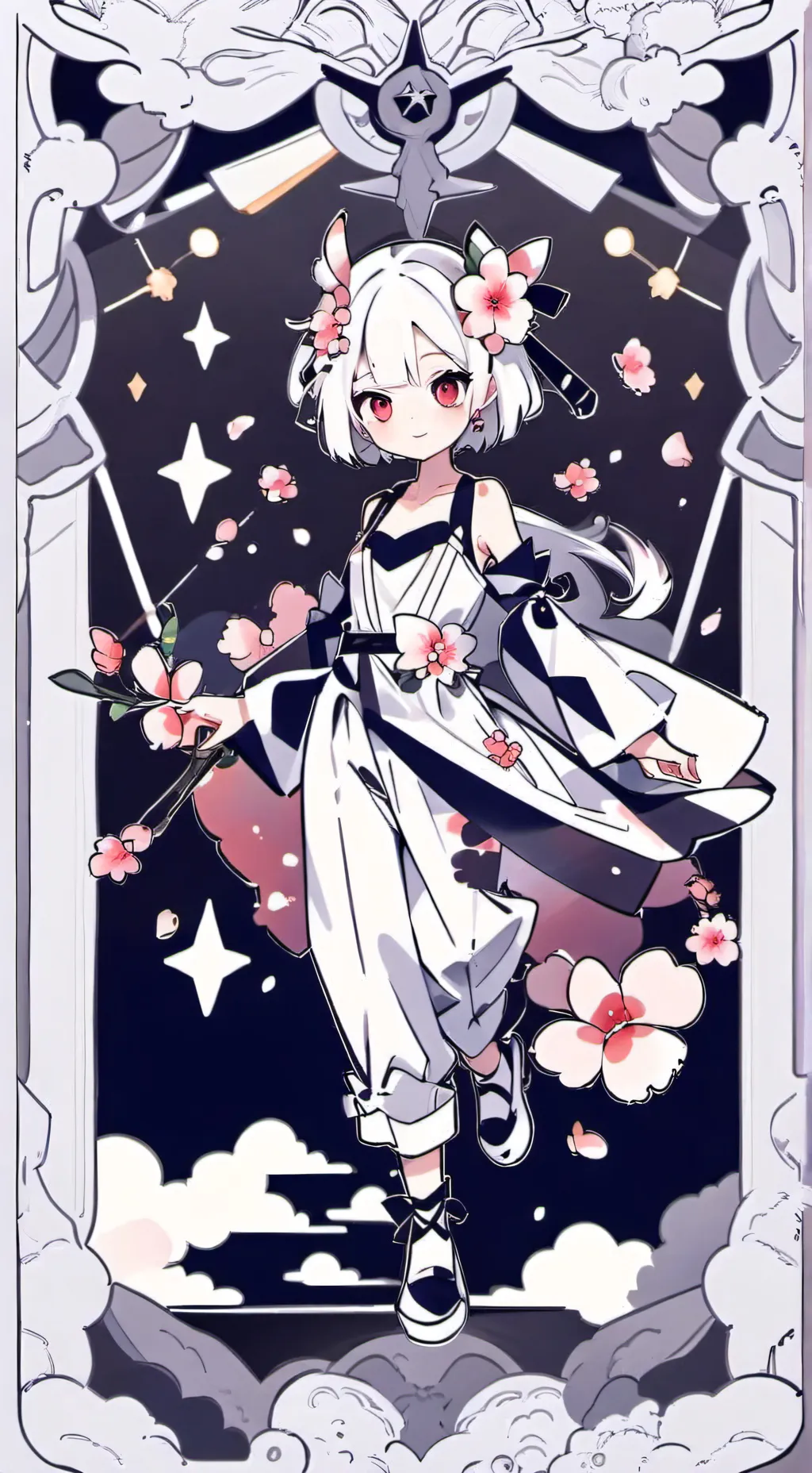 ai character: Cosmo Plushie!  background