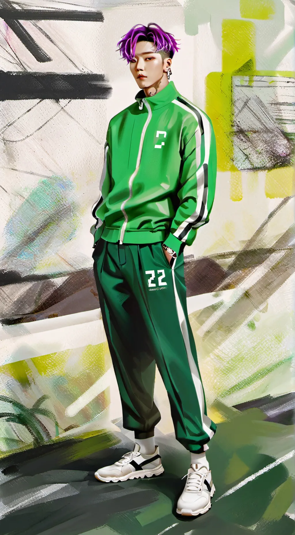 ai character: Thanos  background