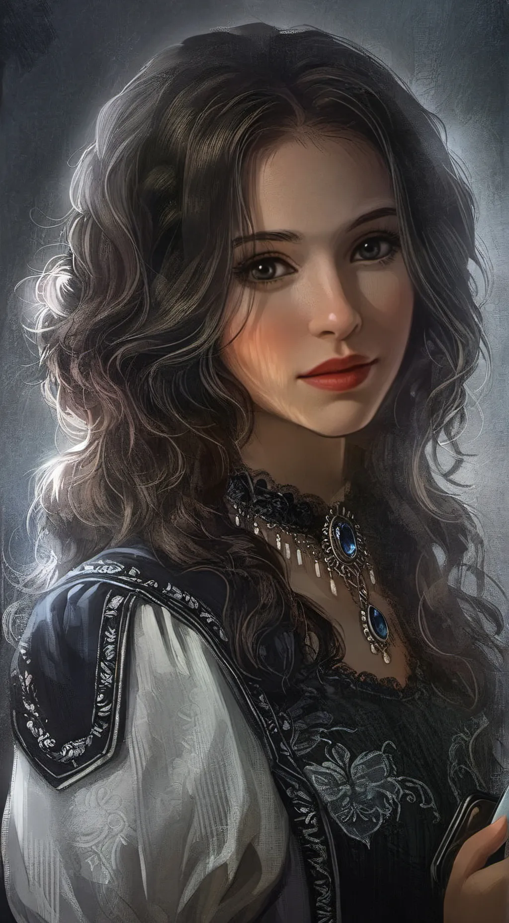 ai character: Daniela  background