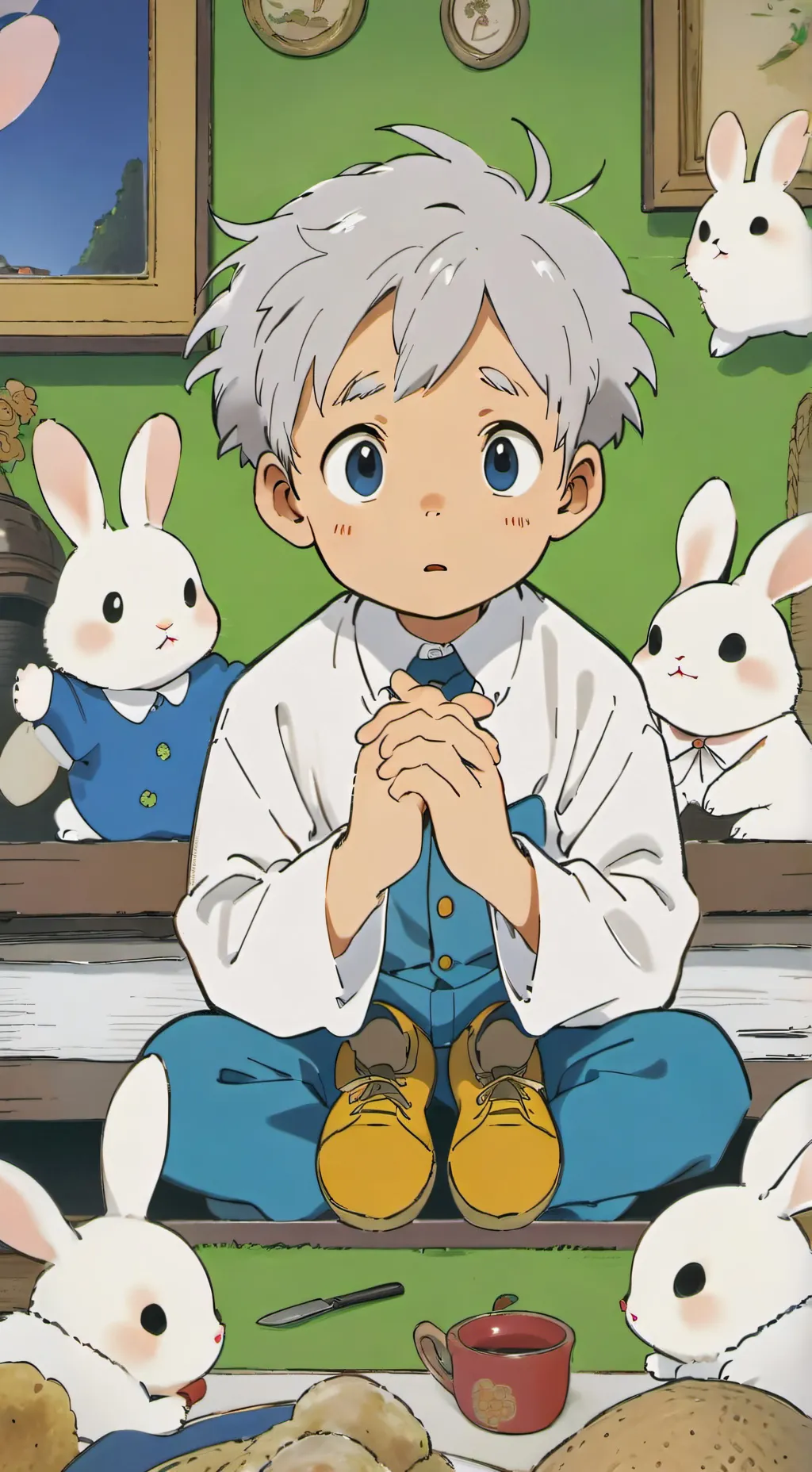 ai character: Lucas  background