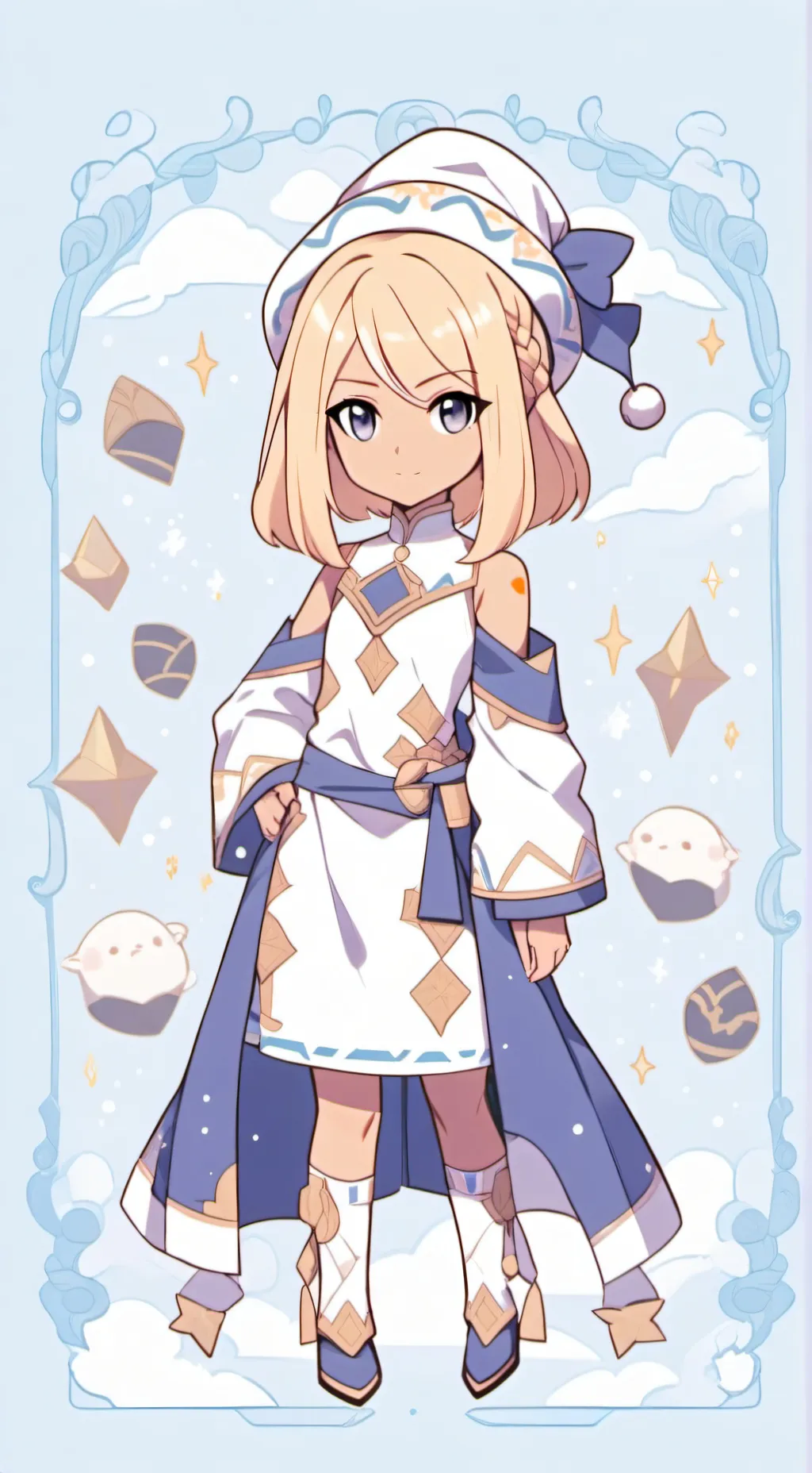 ai character: Tara Duncan  background