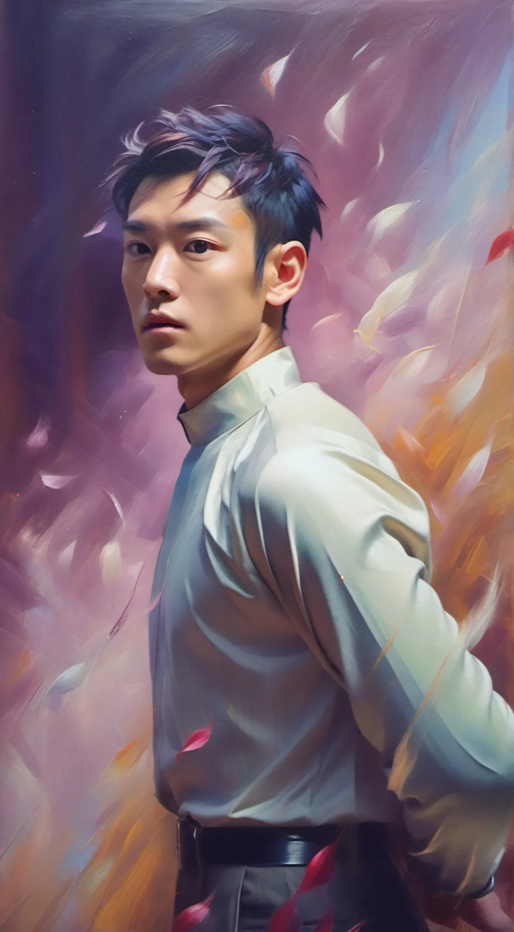 ai character: Thanos  background