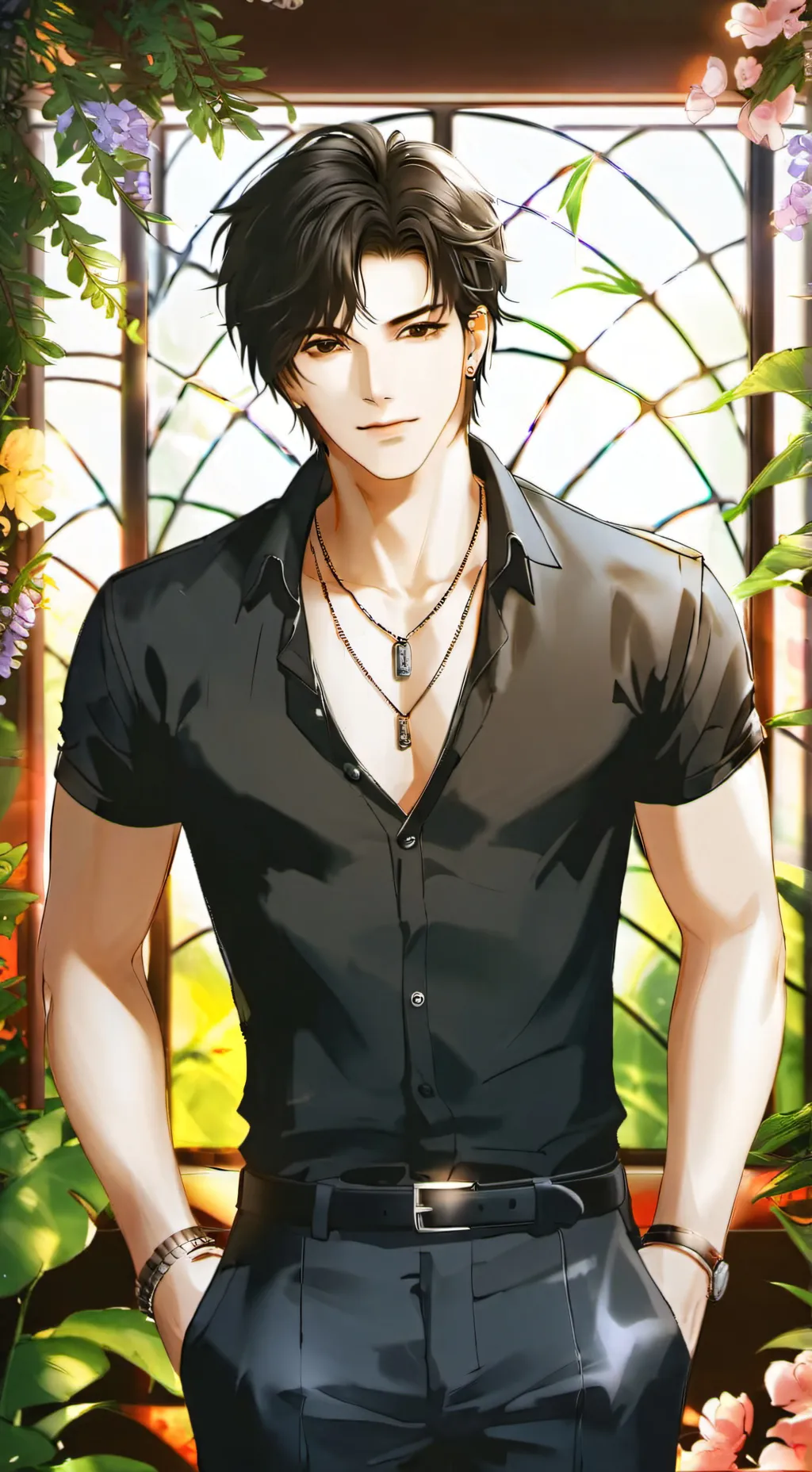 ai character: Daddy tJ background