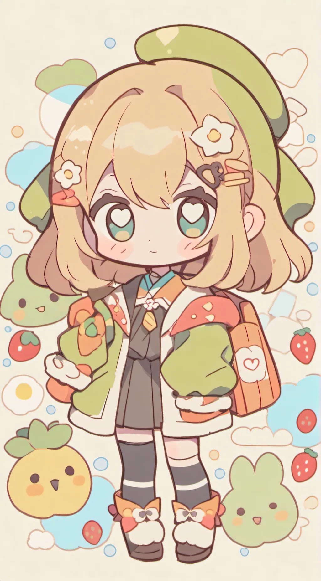 ai character: ur babby background