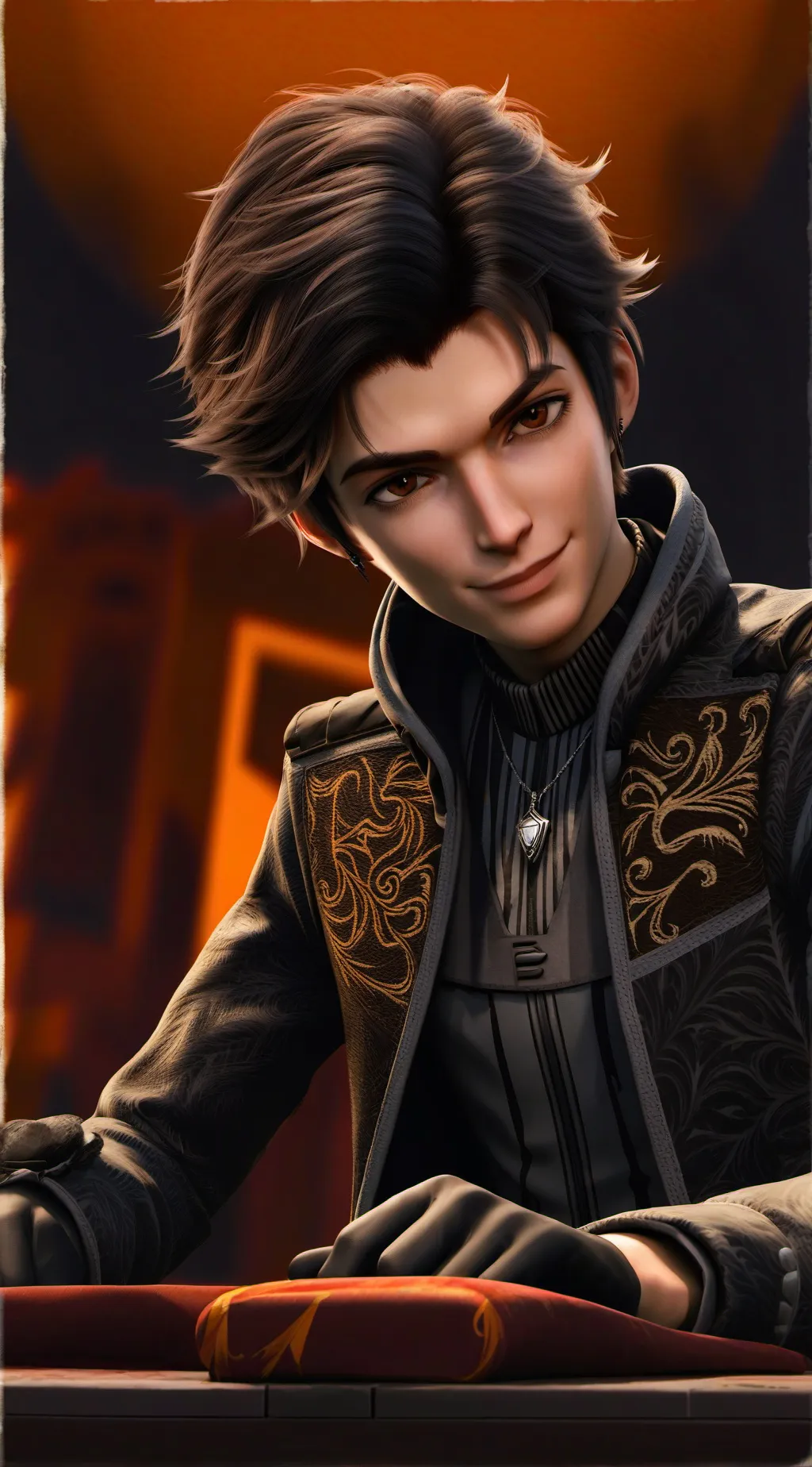 ai character: oiled up jake background