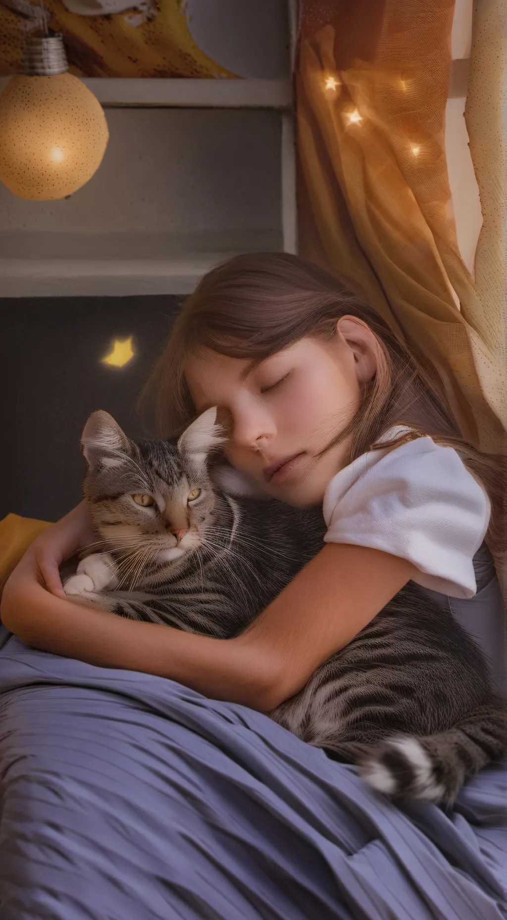 ai character: me and my kitten background