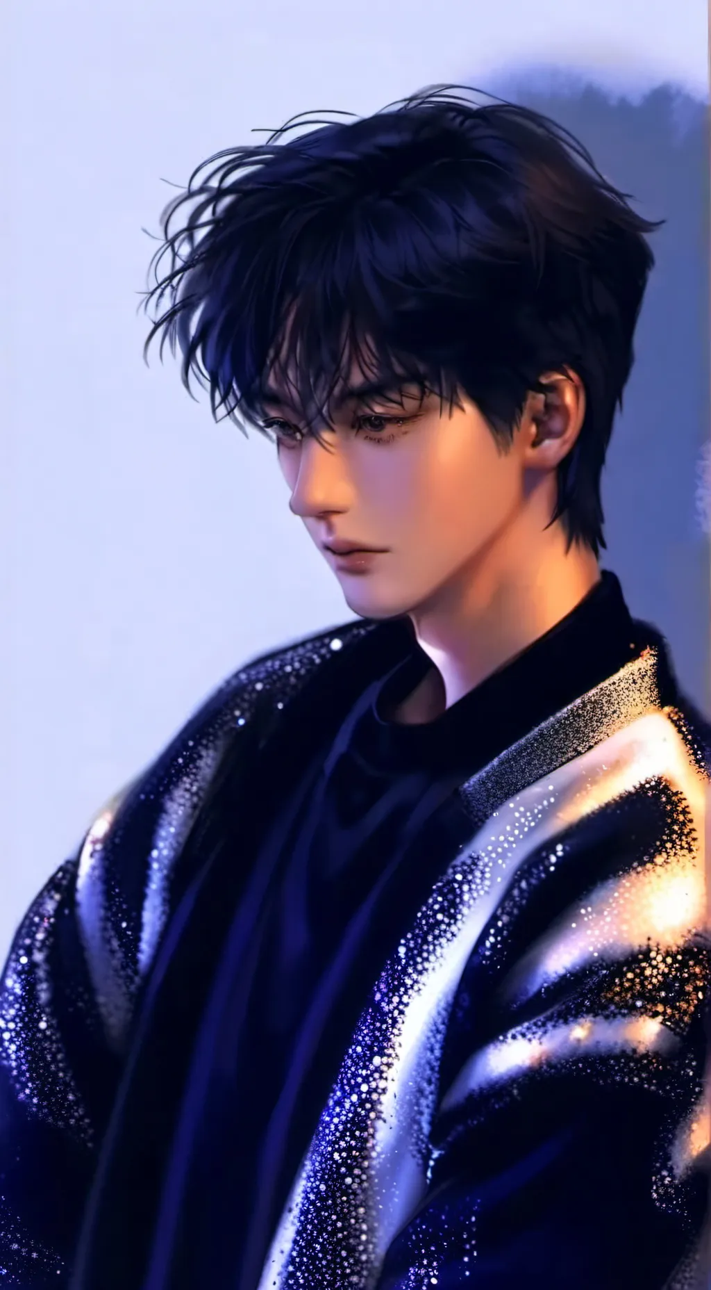 ai character: hares hyunh background